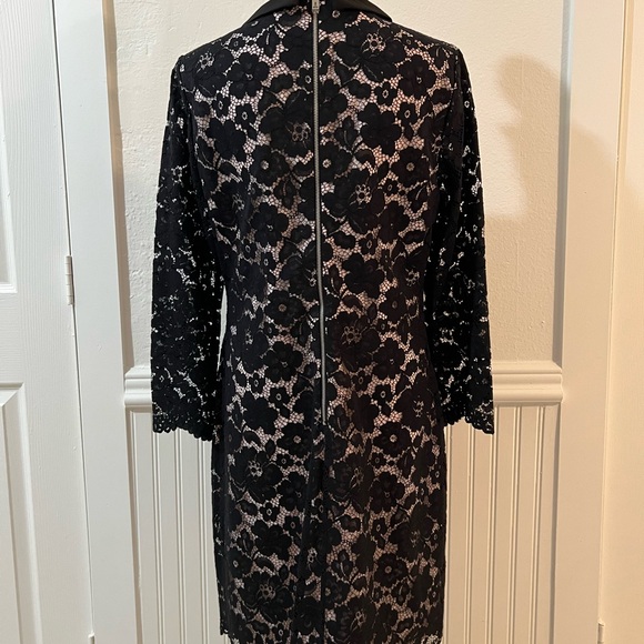 EUC Black Ted Baker Lace Dress Sz 4 - Picture 4 of 9